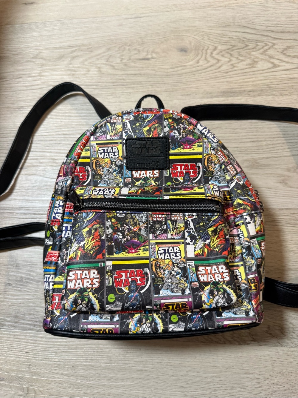 Disney Loungefly Star Wars Comic Book Mini Backpack Empire Darth Vader